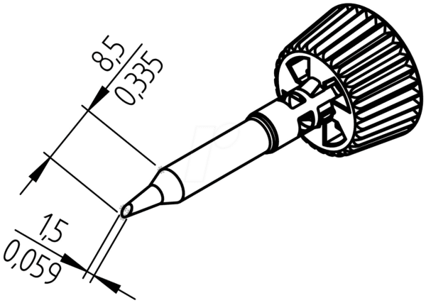 ERSA 0142ADLF15 - Erasdur Lötspitze