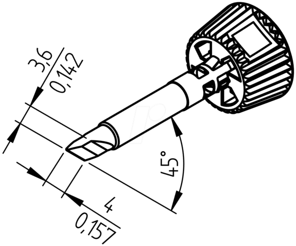 ERSA 0142BDLF20 - Ersadur Lötspitze