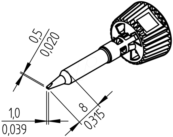 ERSA 0142CDLF10 - Ersadur Lötspitze