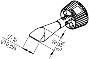 ERSA 0142CDLF100 - Ersadur Lötspitze