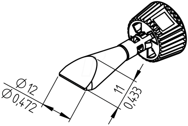 ERSA 0142CDLF120 - Ersadur Lötspitze