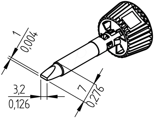 ERSA 0142CDLF32 - Ersadur Lötspitze