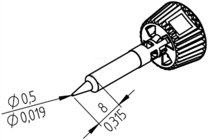 ERSA 0142PDLF05 - Ersadur Lötspitze