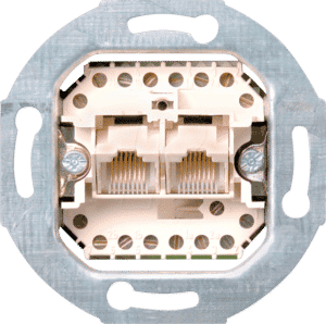 GIRA UP SRK 3 - UAE/IAE (ISDN)-Anschlussdose Cat.3 2-fach