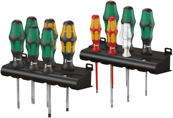 WERA 05051010001 - Schraubendrehersatz Kraftform XXL