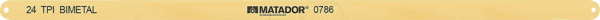 MAT 0786 0003 - Metallsägeblatt