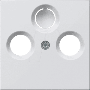 GIRA55 COAX RWM - Abdeckung für Koaxial-Antennensteckdose Reinweiß seidenmatt