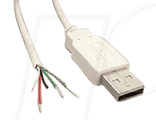 USB-A 10080110 - USB 2.0 A Stecker - freie Enden