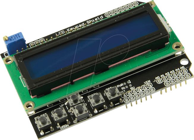 ARD SHD LCD - Arduino Shield - Display LCD-Kit, 16x2 blau/weiß günstig ...
