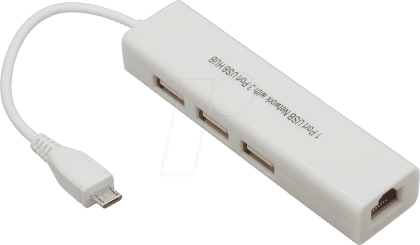 RPIZ MULTI HUB - Raspberry Pi Zero - Netzwerkkonverter + 3 Port USB-Hub