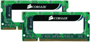 16GX3M2A1333C - 16 GB SO DDR3 1333 CL9 Corsair 2er Kit