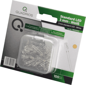 QUAD 1802O023 - LED 3 mm - Farbe Warm/Weiss (2700 K)