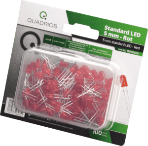 QUAD 1802O024 - LED 5 mm - Farbe Rot