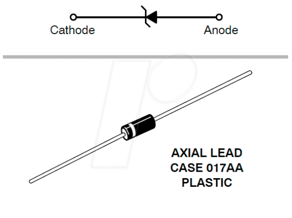 1N 5336BG ONS - Zenerdiode