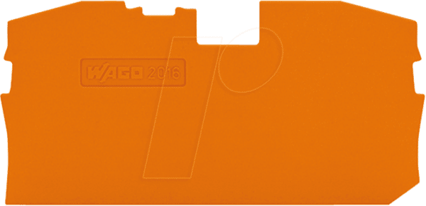 WAGO 2016-1292 - Abschluss- und Zwischenplatte für WAGO 2016-12
