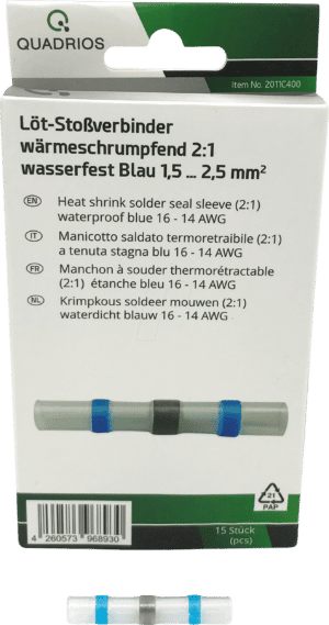 QUAD 2011C400 - Löt-Stoßverbinder-Sortiment