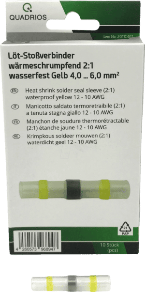 QUAD 2011C401 - Löt-Stoßverbinder-Sortiment