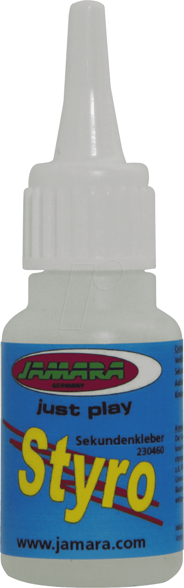 JAMARA 230460 - Sekundenkleber Styro 20g geruchsneutral