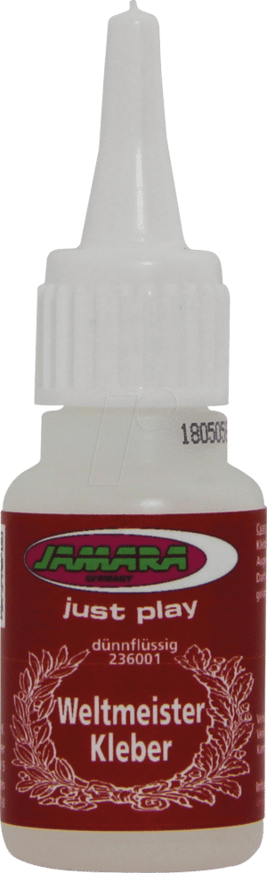 JAMARA 236001 - Sekundenkleber Weltmeister 20g dünn