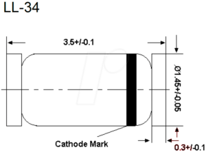 RND BZV55C18 - Zenerdiode