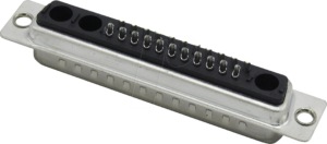 RND 205-00762 - D-SUB-Koax Stecker für Mischbestückung