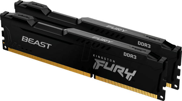 30KI1618-2010FBK - 16 GB DDR3 1866 CL10 Kingston FURY Beast Black 2er Kit