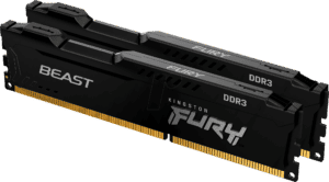30KI0816-2010FBK - 8 GB DDR3 1600 CL10 Kingston FURY Beast Black 2er Kit
