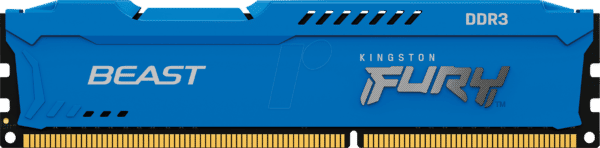 30KI0816-2010FBB - 8 GB DDR3 1600 CL10 Kingston FURY Beast Blue 2er Kit