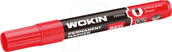WOKIN 359002 - Permanentmarker Rot