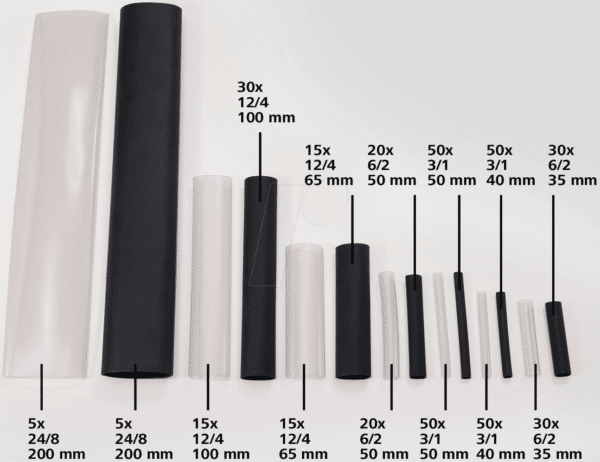 HT 380-03003 - Schrumpfschlauch-Sortiment