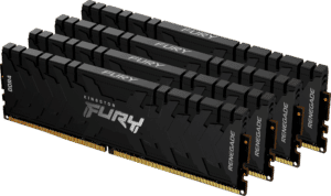 40KI6432-4016FR - 64 GB DDR4 3200 CL16 Kingston FURY Renegade Black 4er Kit