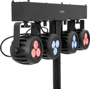 EURO 42109606 - Kompakt-Lichtset mit 4 RGBW-Spots