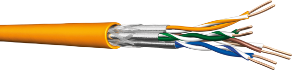 4X2 AWG23-500DW - Cat.7a Verlegekabel S/FTP PiMF