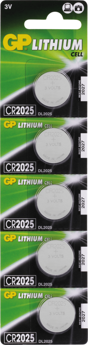 5XCR 2025 GP - Lithium-Knopfzelle