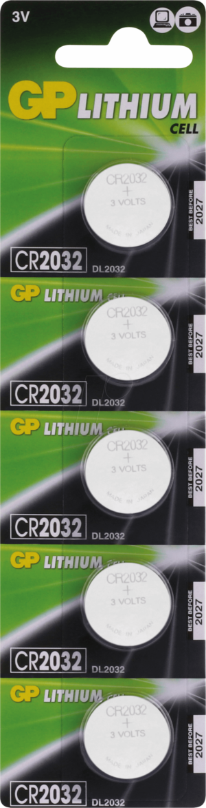5XCR 2032 GP - Lithium-Knopfzelle