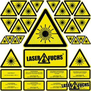 PICO 70104769 - Laserwarnaufkleber Set -Laserfuchs-