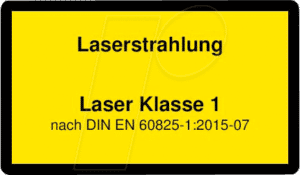 PICO 70110821 - Laser Warnlabel deutsch DIN EN 60825