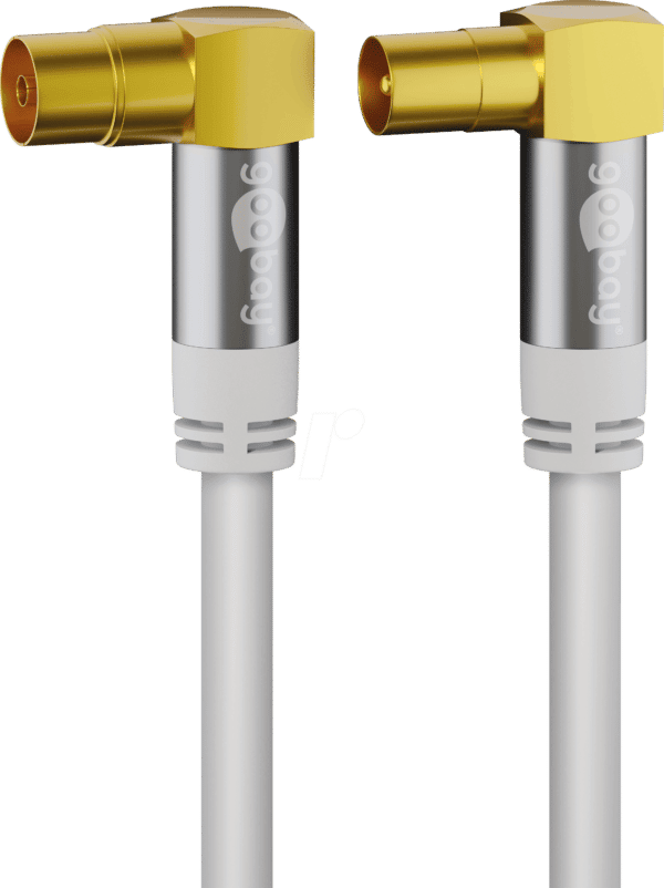 GOOBAY 70420 - Antennenanschlusskabel (IEC) (135 dB typ) 4x geschirmt