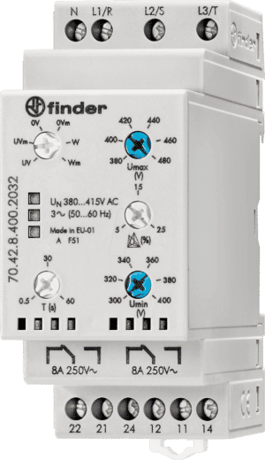 FIN 70.42 - Netzüberwachung 3-Phasen für 380-415 VAC