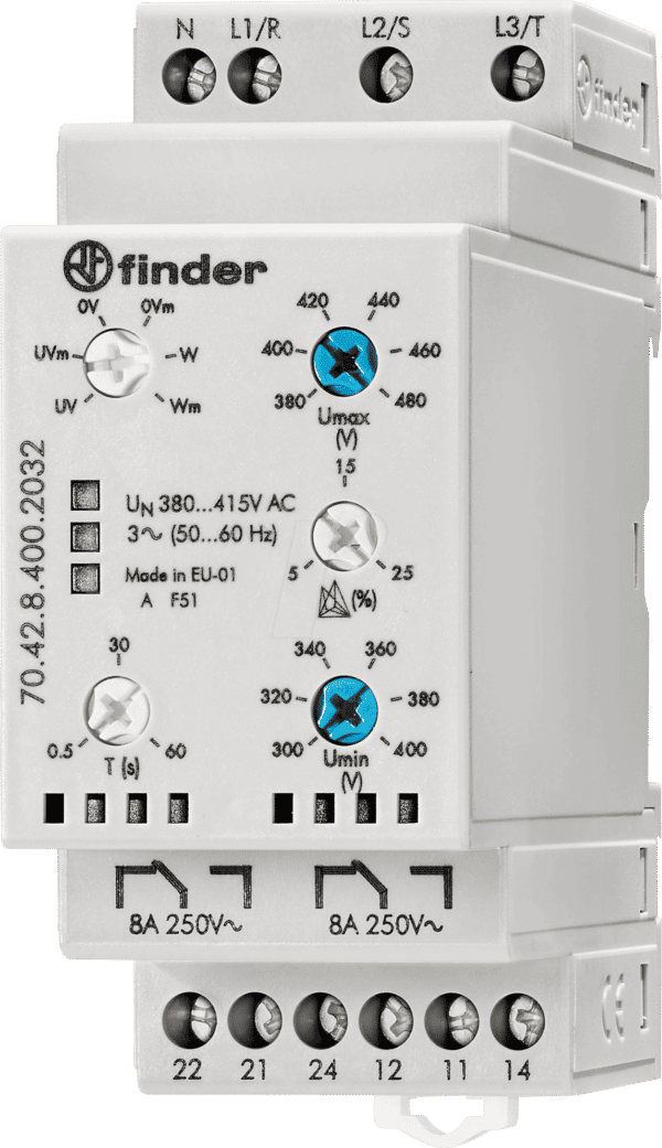 FIN 70.42 - Netzüberwachung 3-Phasen für 380-415 VAC