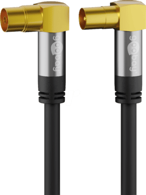 GOOBAY 70455 - Antennenanschlusskabel (IEC) (135 dB typ) 4x geschirmt