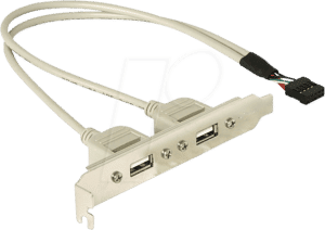 AK 666 - Slotblende - USB 2.0 2x Port