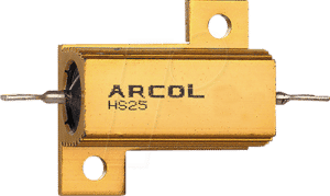 ARC HS25 100R F - Drahtwiderstand