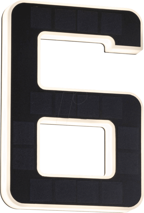 PLM 79847 - Outdoor Solar Hausnummer 6 3000K IP44