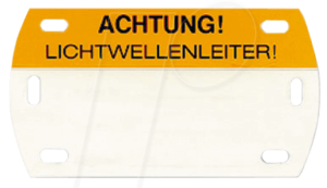 LWL 80360.1 - LWL-Kennzeichnungsstreifen ''Achtung LWL''