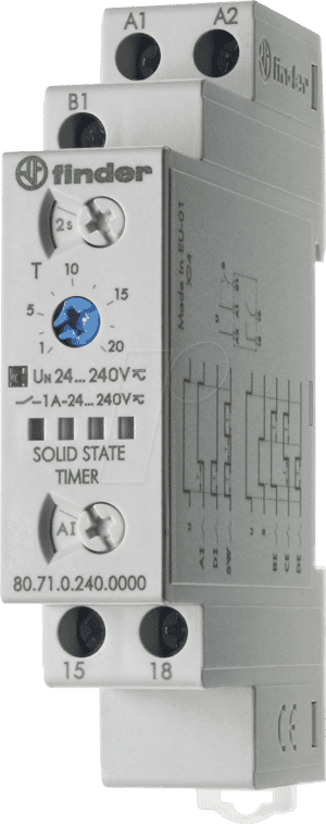 FIN 80.71 - Zeitrelais 1xUM/16A