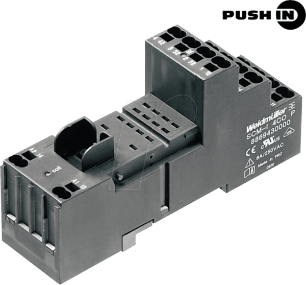 SCM-I 4CO P - Relaissockel RIDERSERIES RCM für 4 Wechsler