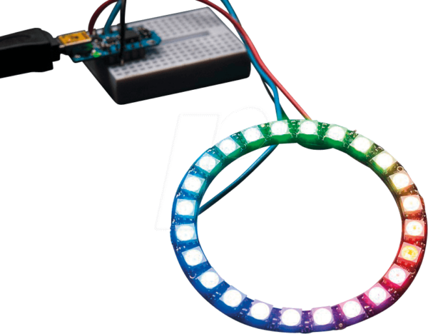 DEBO LED NP24 - Entwicklerboards - NeoPixel-Ring mit 24 WS2812 RGB-LEDs