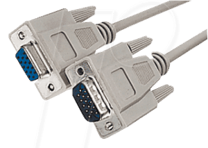 AK 322 EFB - VGA Monitor Kabel 15-pol VGA Verlängerung