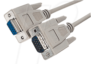 AK 3220 - VGA Monitor Kabel 15-pol VGA Verlängerung